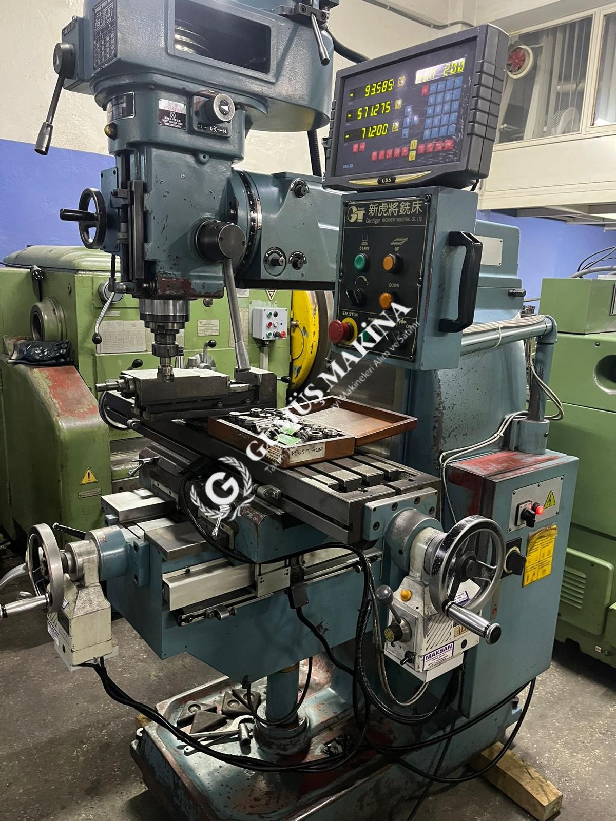 5 Numara Gentiger Kalıpçı Freze Çok Temiz