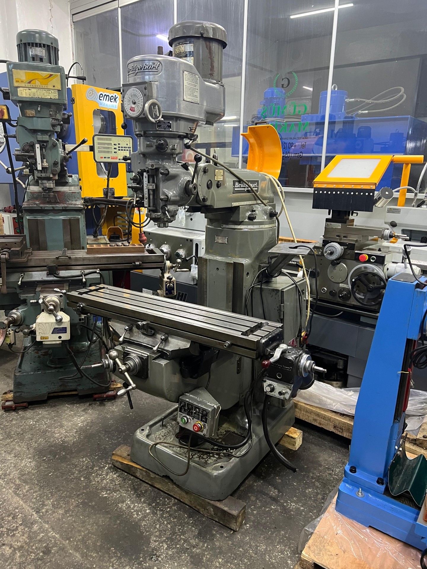 Bridgeport 2 Numara Kalıpçı Freze Orjinal Çok Temiz