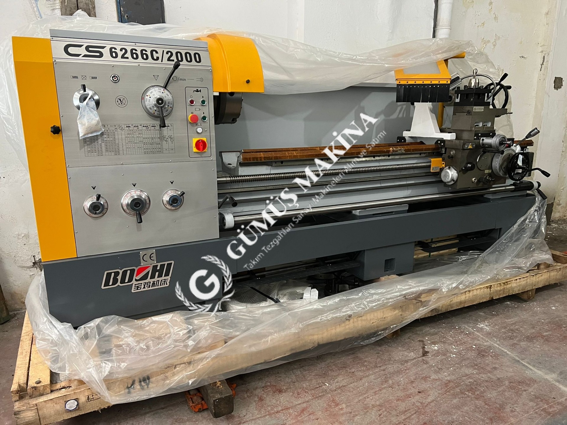 Cs6266C - 660 Çap 2 Metre Baoji Torna Tezgahı